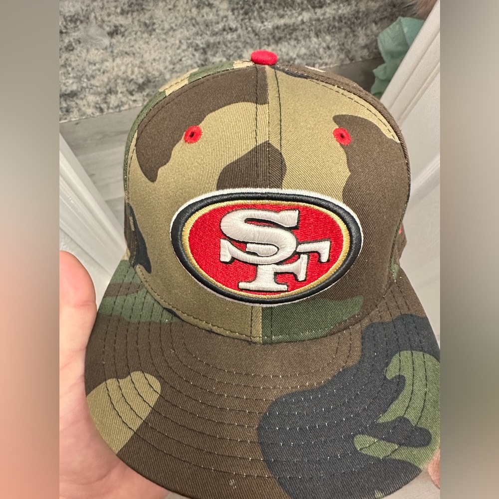 49ers camo hat